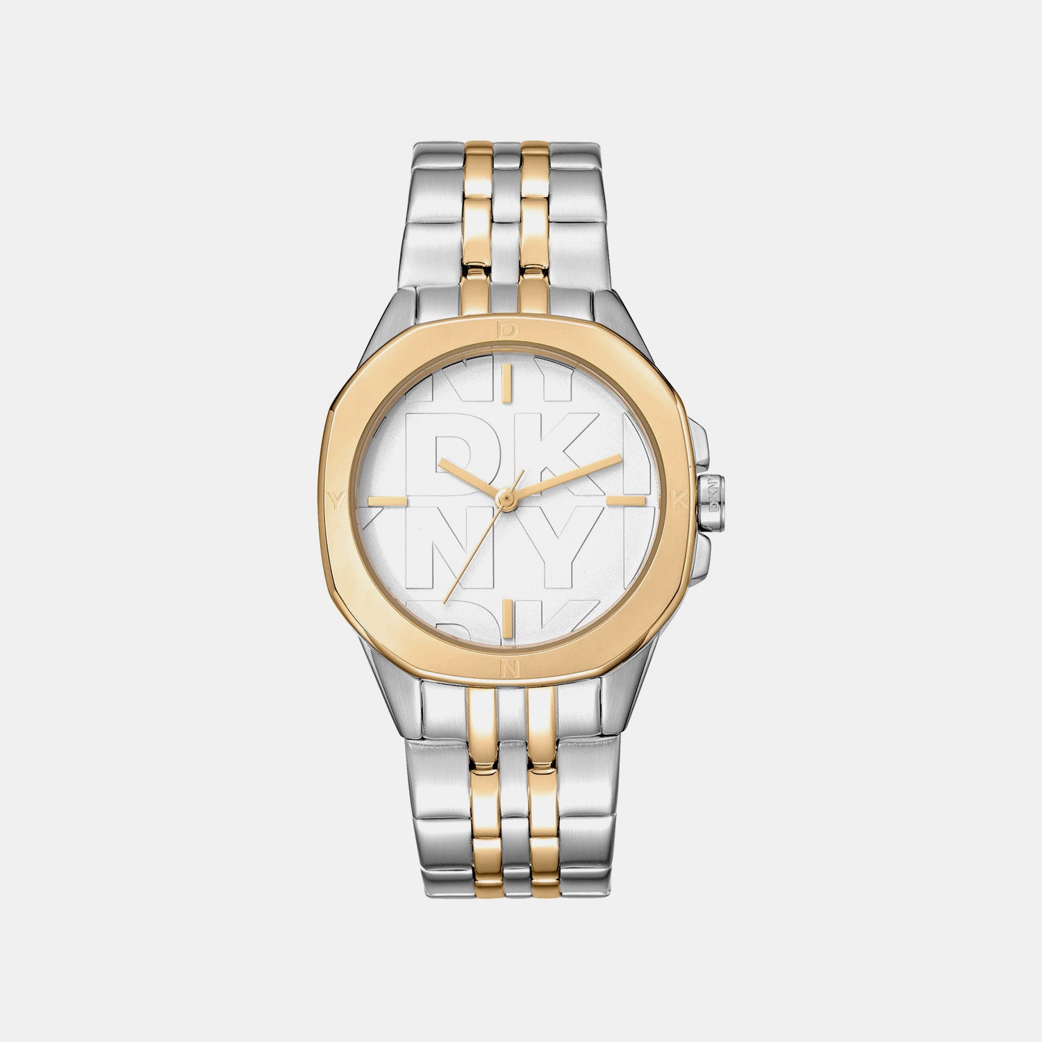 Brooklyn Midi Women Quartz Silver Dial Analog Stainless Steel Watch DK1L012M0085