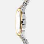 Brooklyn Midi Women Quartz Silver Dial Analog Stainless Steel Watch DK1L012M0085