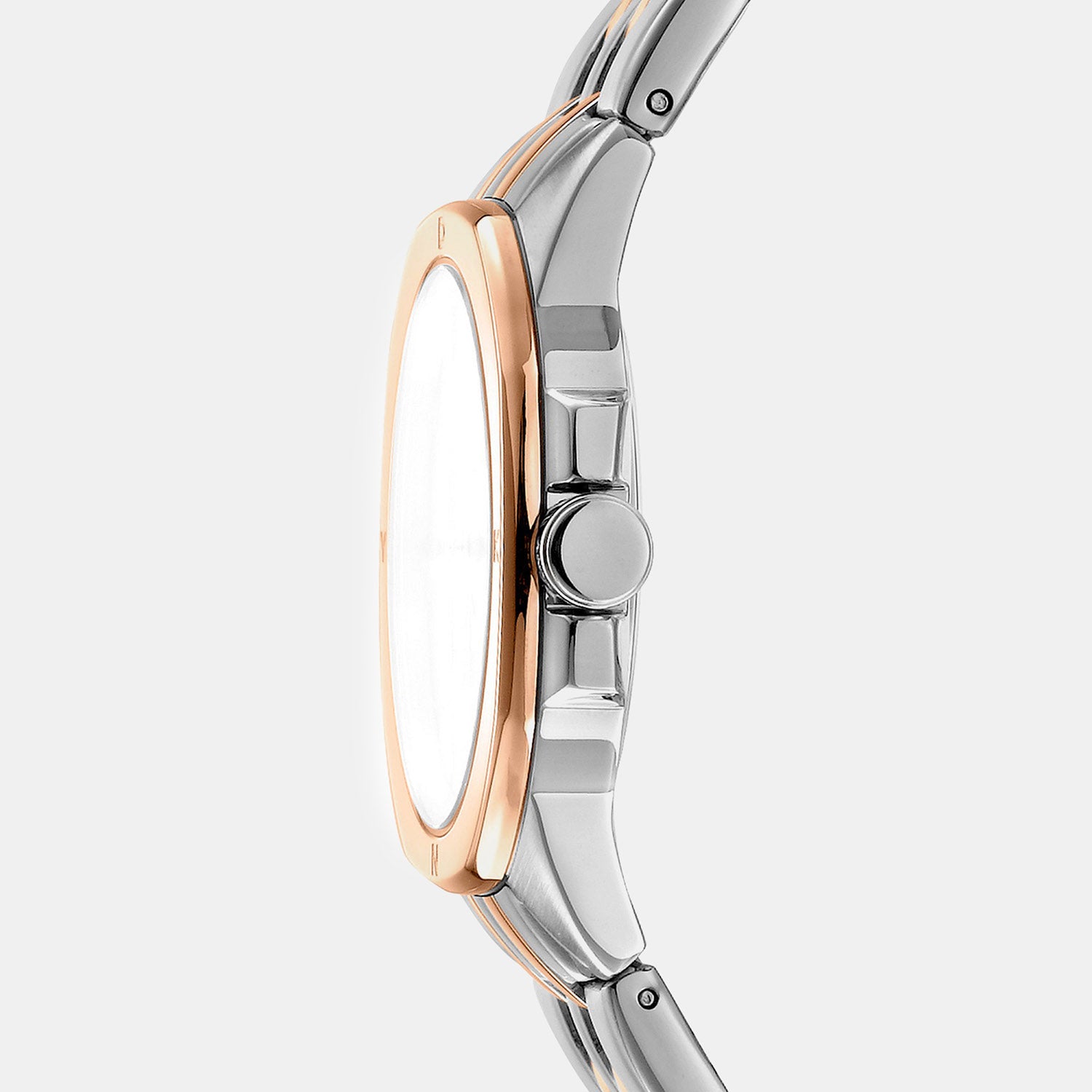 Brooklyn Midi Women Quartz Silver Dial Analog Stainless Steel Watch DK1L012M0105