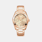 Chambers Multi Sport Women Quartz Rose Gold Dial Multi-Function Stainless Steel Watch DK1L015M0045