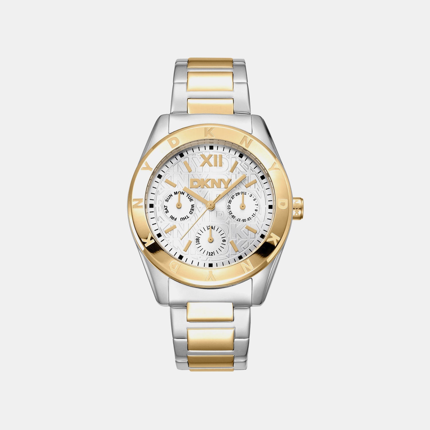 Chambers Multi Sport Women Quartz Silver Dial Multi-Function Stainless Steel Watch DK1L015M0055