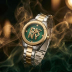 Chambers Midi Women Quartz Green Dial Analog Stainless Steel Watch DK1L016M0095