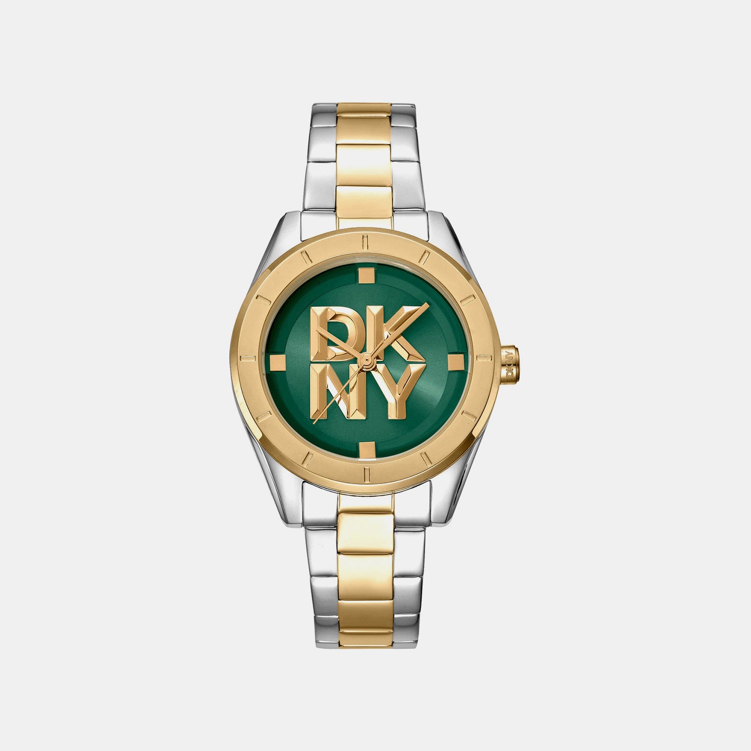 Chambers Midi Women Quartz Green Dial Analog Stainless Steel Watch DK1L016M0095