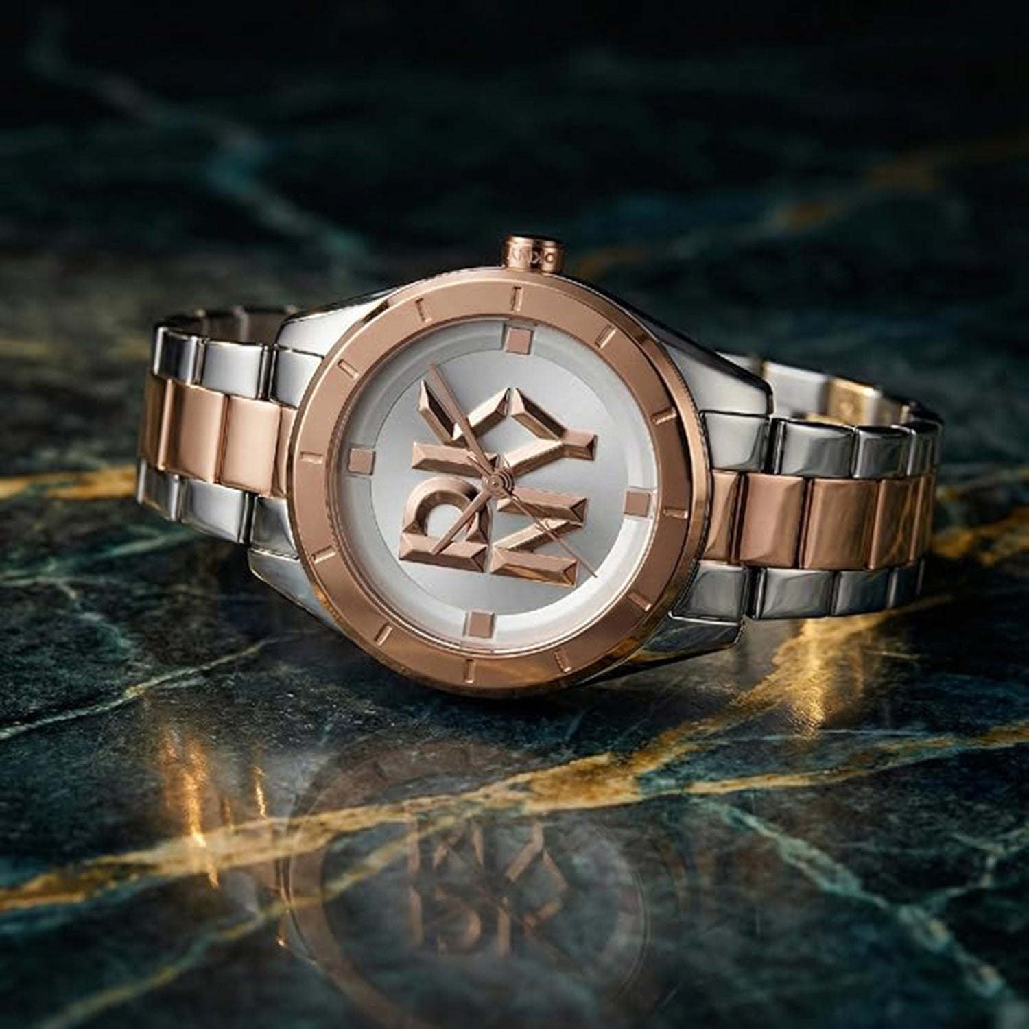 Chambers Midi Women Quartz Silver White Dial Analog Stainless Steel Watch DK1L016M0105