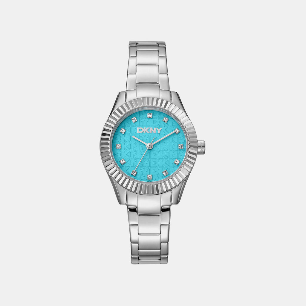 Chambers Glitz Women Quartz Blue Dial Analog Stainless Steel Watch DK1L017M0045
