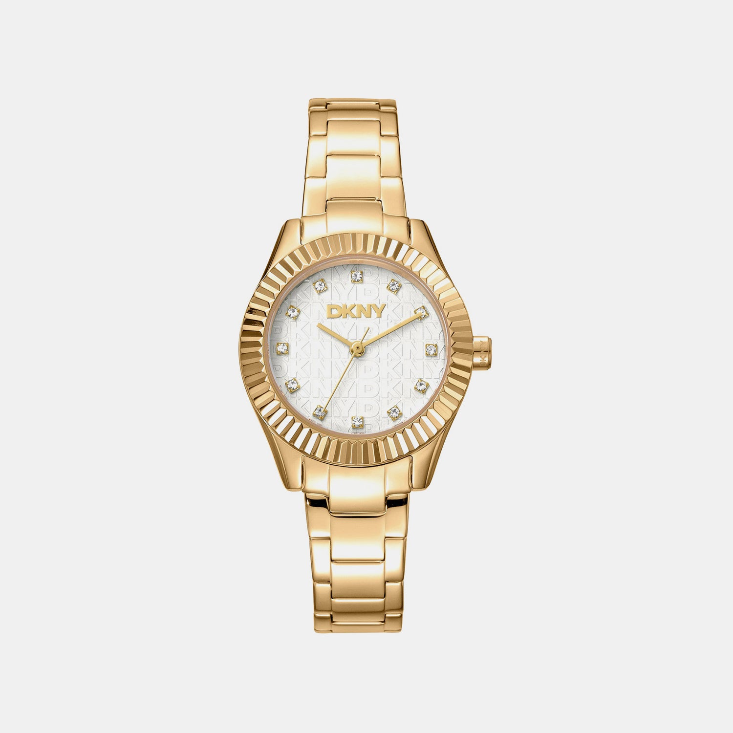 Chambers Glitz Women Quartz Silver Dial Analog Stainless Steel Watch DK1L017M0055