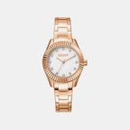 Chambers Glitz Women Quartz Silver Dial Analog Stainless Steel Watch DK1L017M0065