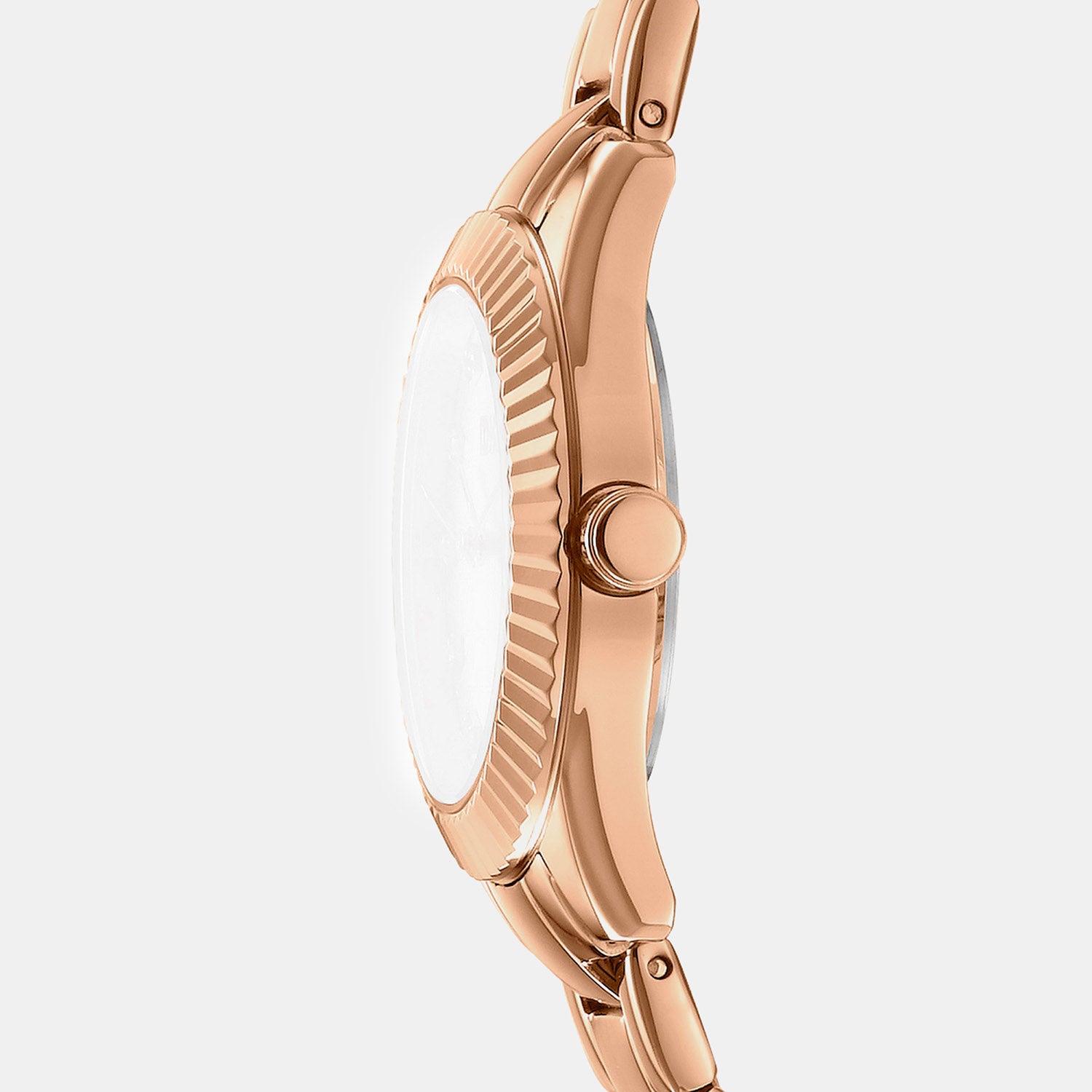 Chambers Glitz Women Quartz Silver Dial Analog Stainless Steel Watch DK1L017M0065