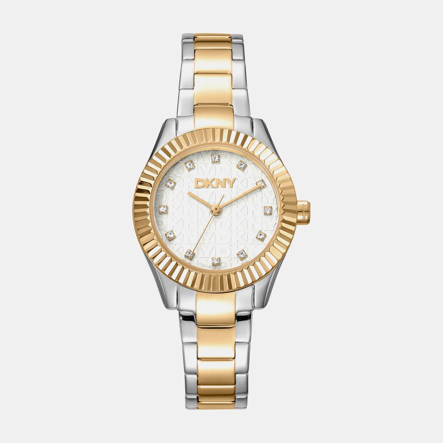 Chambers Glitz Women Quartz Silver Dial Analog Stainless Steel Watch DK1L017M0075