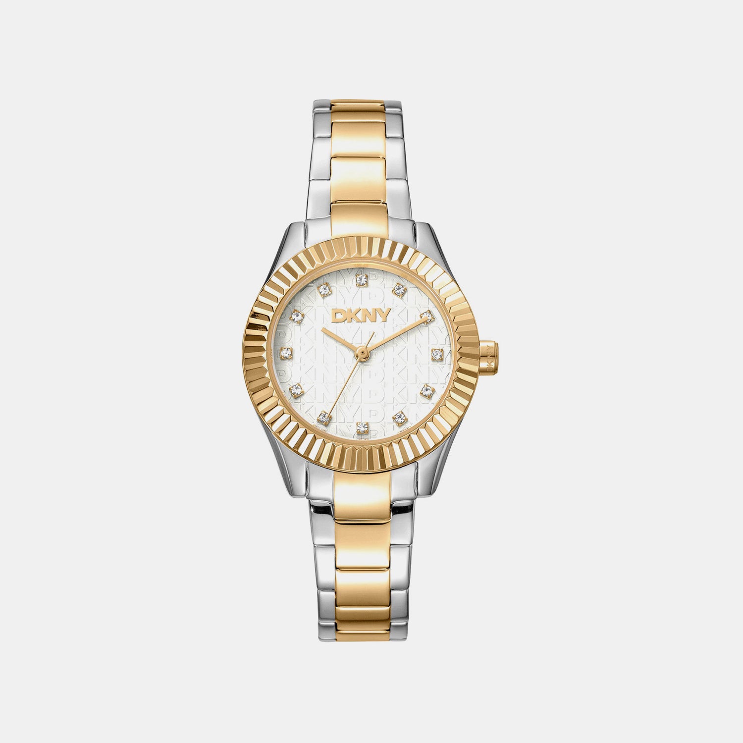 Chambers Glitz Women Quartz Silver Dial Analog Stainless Steel Watch DK1L017M0075
