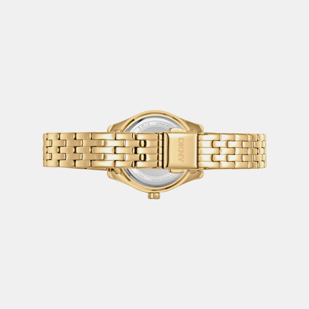 Everyday Women Quartz Champagne Dial Analog Stainless Steel Watch DK1L017M1065