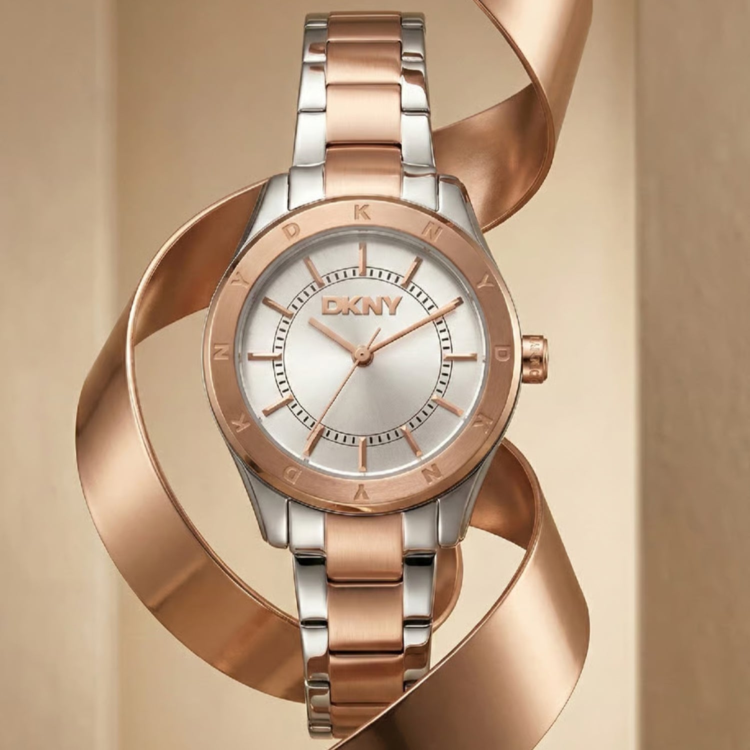 Chambers Sport Women Quartz Silver Dial Analog Stainless Steel Watch DK1L018M0075
