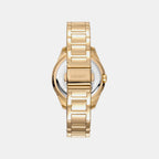 Park Ave Glitz Women Quartz Champagne Dial Analog Stainless Steel Watch DK1L019M0035