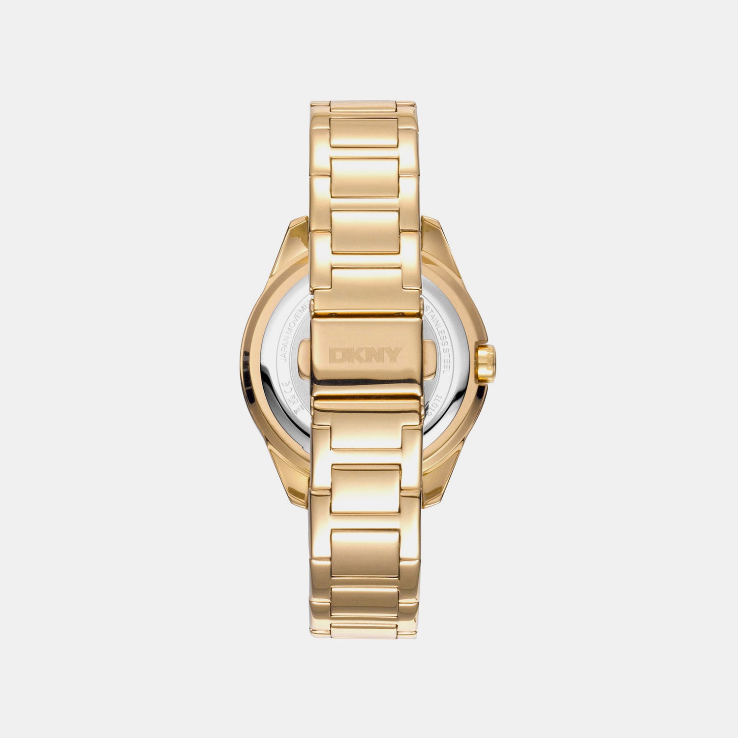 Park Ave Glitz Women Quartz Champagne Dial Analog Stainless Steel Watch DK1L019M0035