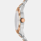 Park Ave Glitz Women Quartz Silver Dial Analog Stainless Steel Watch DK1L019M0075