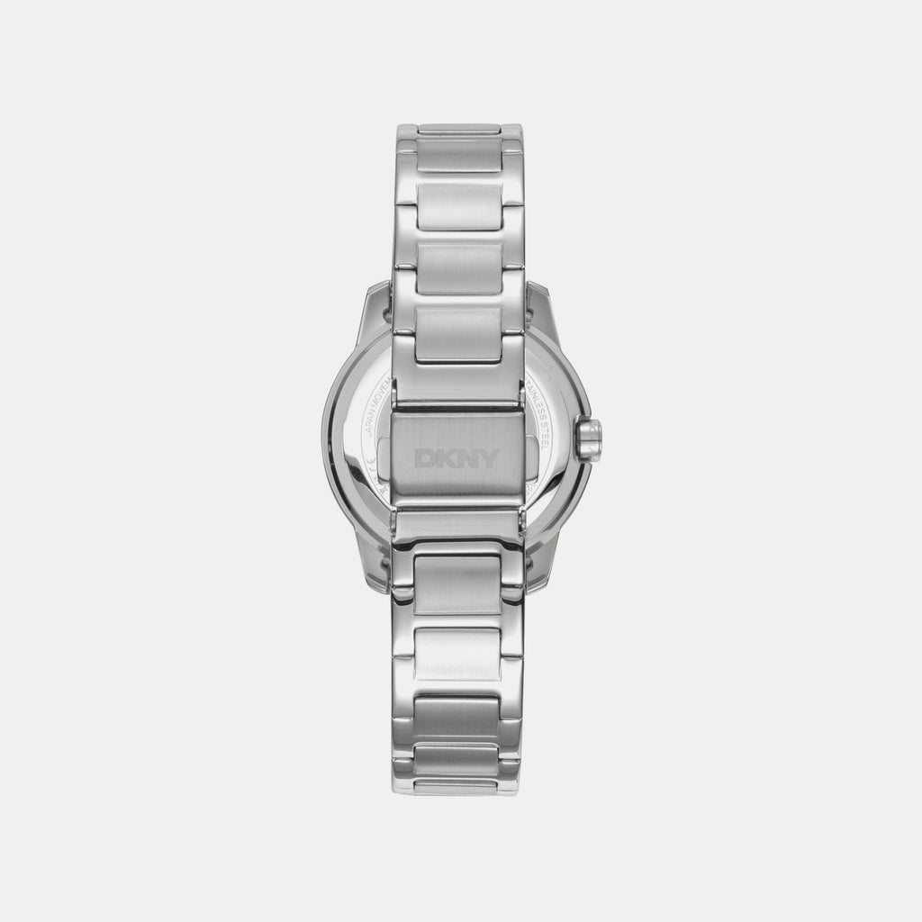 Park Ave Midi Women Quartz Mother Of Pearl Dial Analog Stainless Steel Watch DK1L020M0035