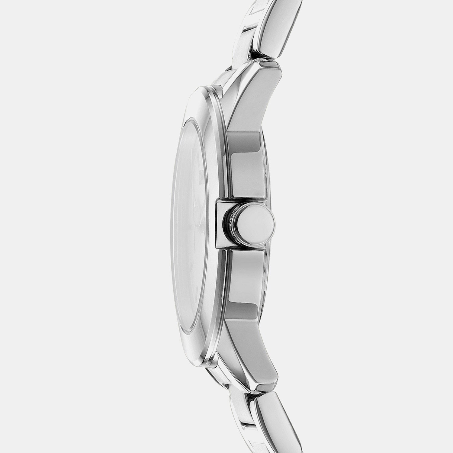 Park Ave Midi Women Quartz Mother Of Pearl Dial Analog Stainless Steel Watch DK1L020M0035
