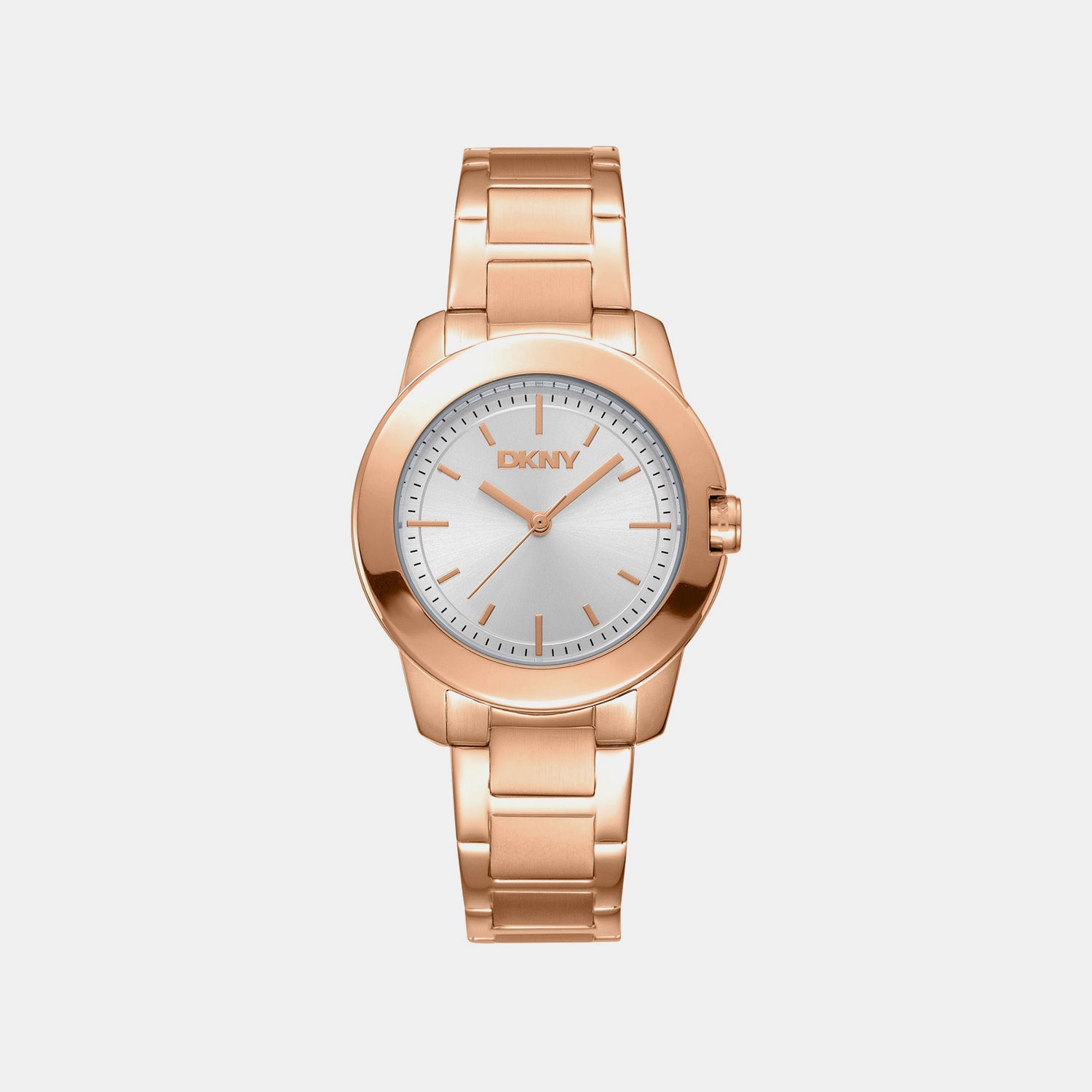 Park Ave Midi Women Quartz Silver Dial Analog Stainless Steel Watch DK1L020M0055