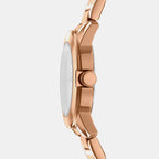 Park Ave Midi Women Quartz Silver Dial Analog Stainless Steel Watch DK1L020M0055