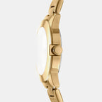 Park Ave Logo Women Quartz Champagne Dial Analog Stainless Steel Watch DK1L021M0055