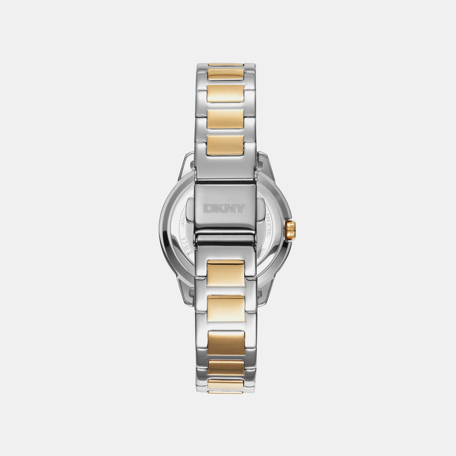 Park Ave Logo Women Quartz Silver Dial Analog Stainless Steel Watch DK1L021M0075