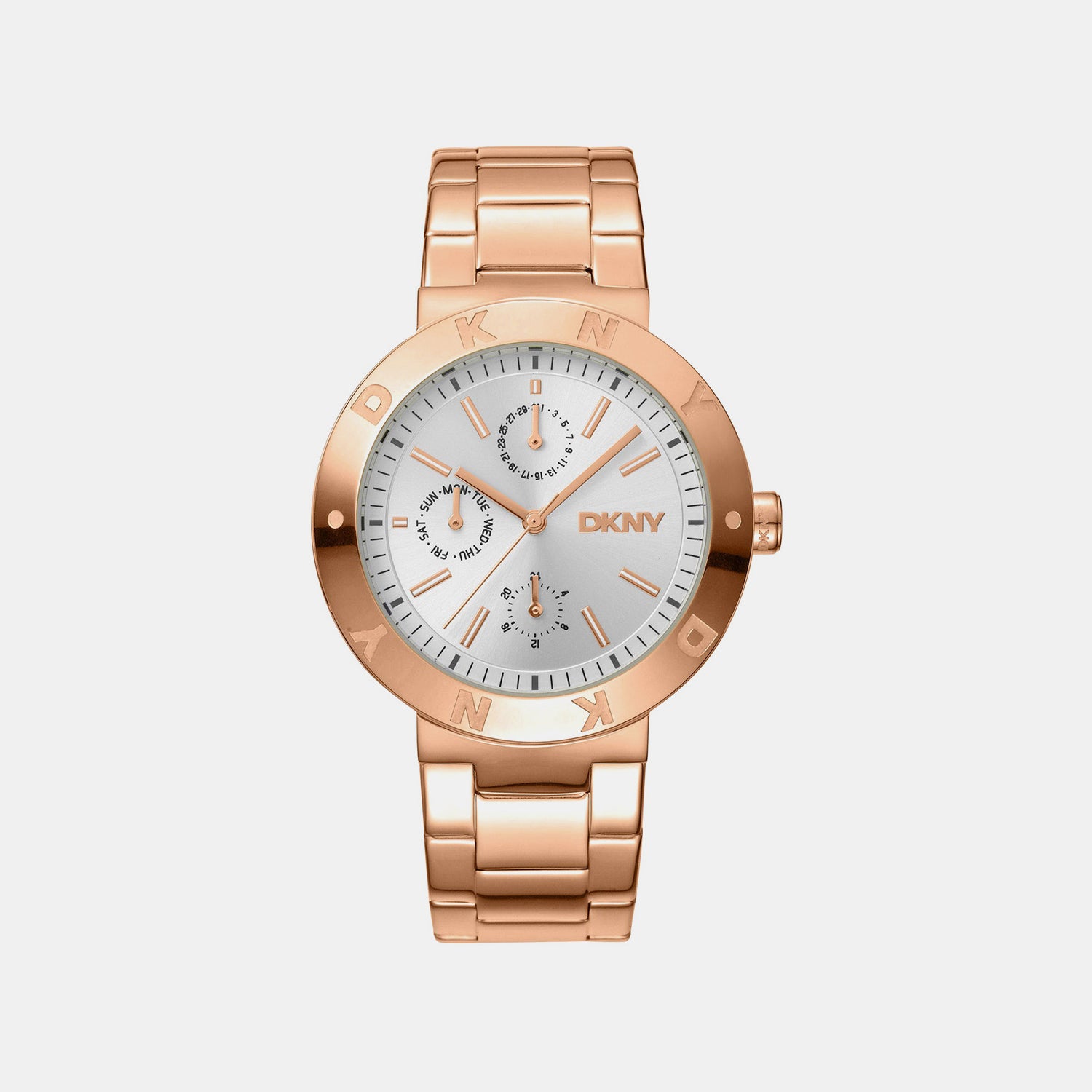Eastside Maxi Women Quartz Silver Dial Multi-Function Stainless Steel Watch DK1L022M0045