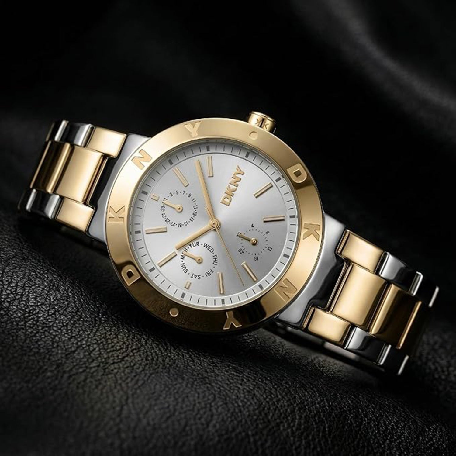 Eastside Maxi Women Quartz Silver Dial Multi-Function Stainless Steel Watch DK1L022M0055