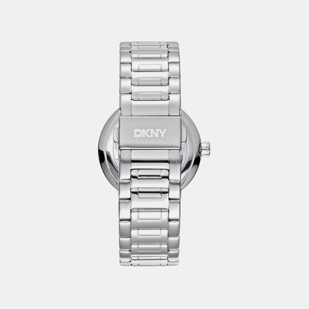Eastside Logo Women Quartz Blue Dial Analog Stainless Steel Watch DK1L023M0025