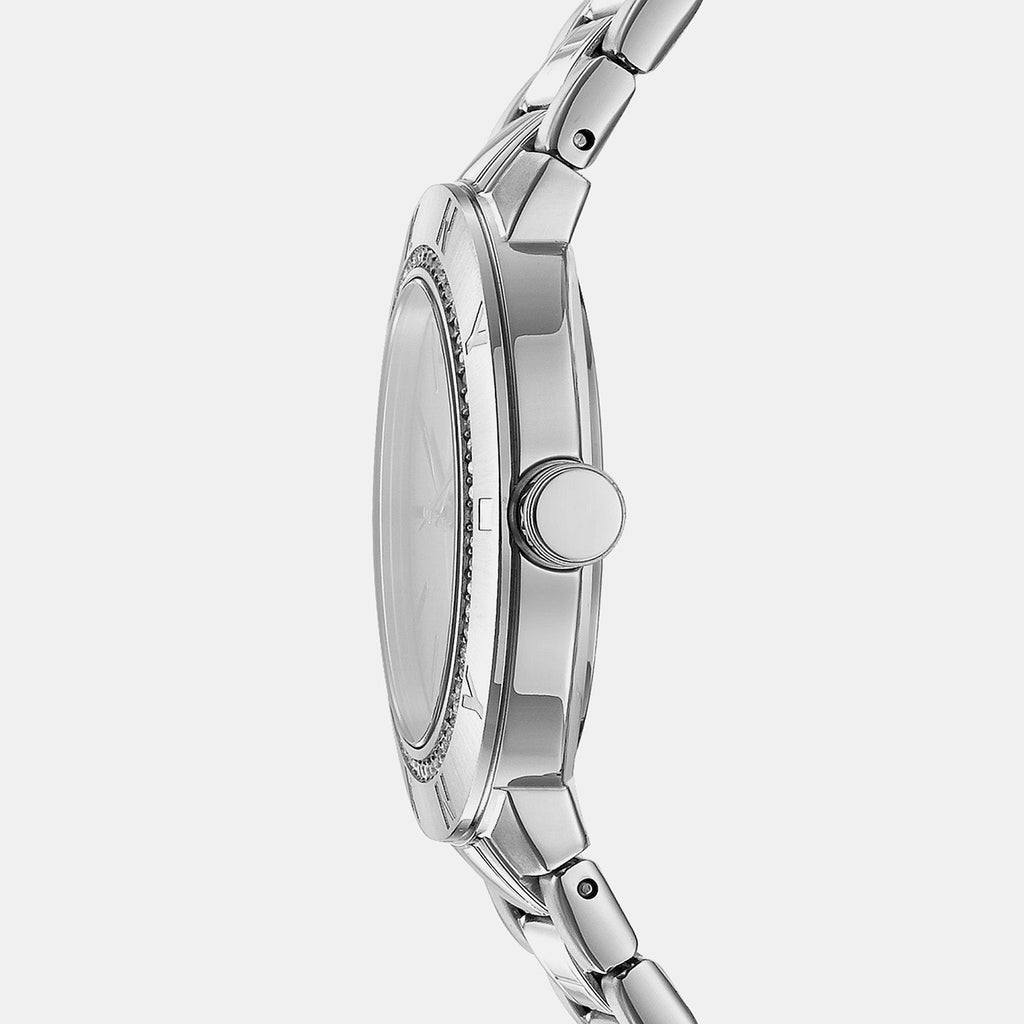 Eastside Logo Women Quartz Blue Dial Analog Stainless Steel Watch DK1L023M0025