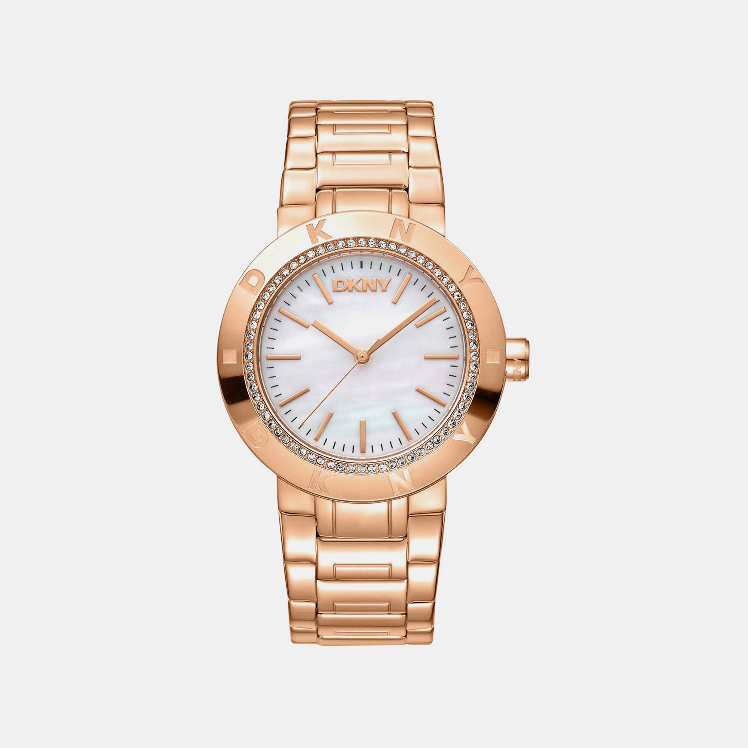 Eastside Logo Women Quartz Mother Of Pearl Dial Analog Stainless Steel Watch DK1L023M0045
