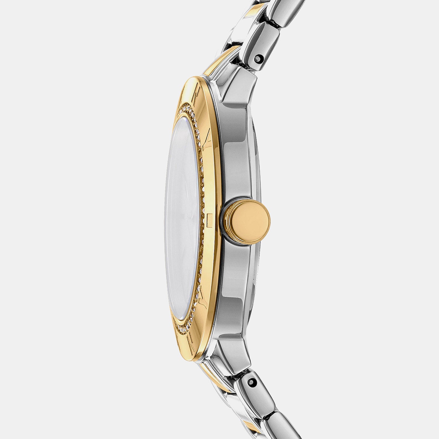 Eastside Logo Women Quartz Silver Dial Analog Stainless Steel Watch DK1L023M0055