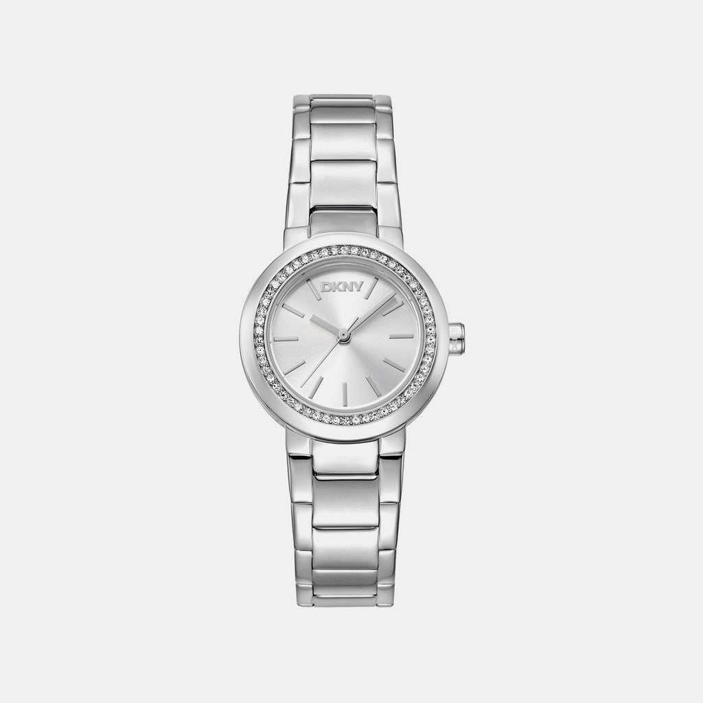 Eastside Mini Women Quartz Silver Dial Analog Stainless Steel Watch DK1L024M0115