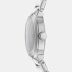 Eastside Mini Women Quartz Silver Dial Analog Stainless Steel Watch DK1L024M0115