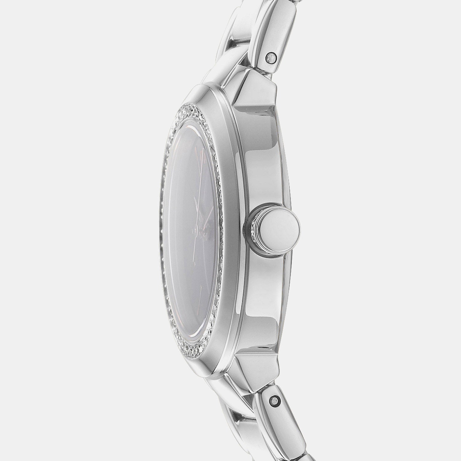 Eastside Mini Women Quartz Silver Dial Analog Stainless Steel Watch DK1L024M0115
