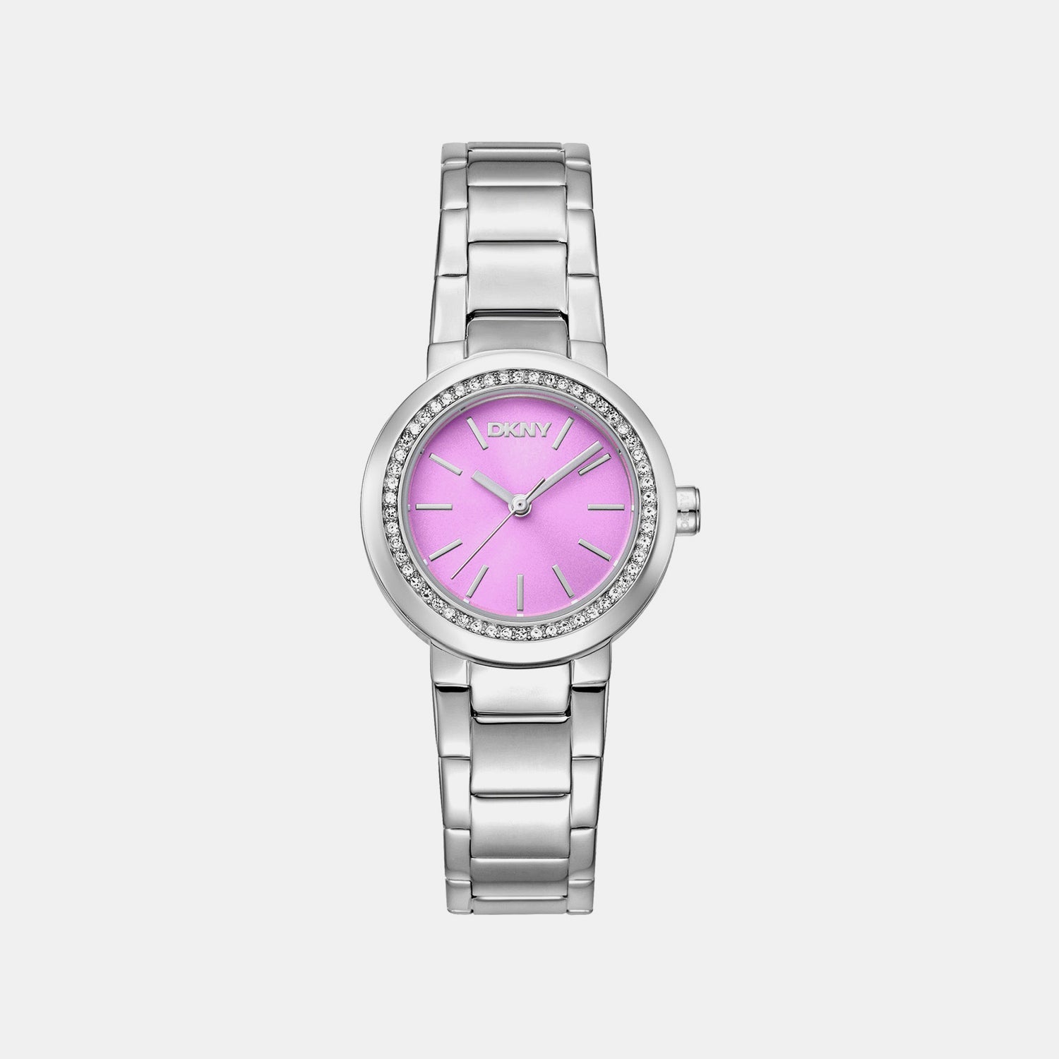 Eastside Mini Women Quartz Pink Dial Analog Stainless Steel Watch DK1L024M0125