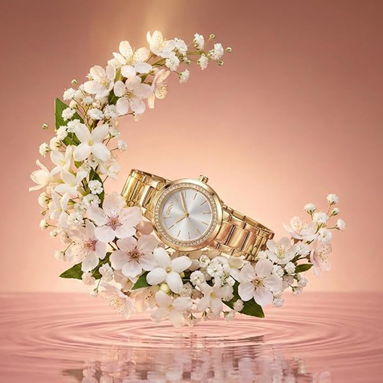 Eastside Mini Women Quartz Silver Dial Analog Stainless Steel Watch DK1L024M0135
