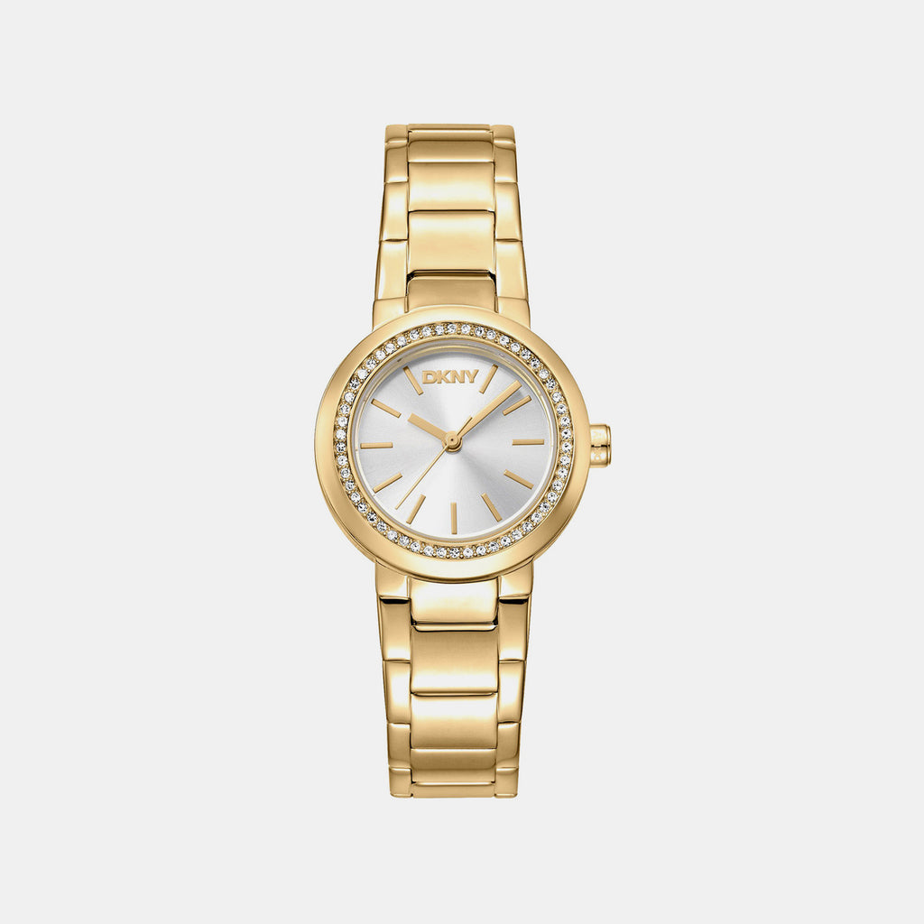 Eastside Mini Women Quartz Silver Dial Analog Stainless Steel Watch DK1L024M0135