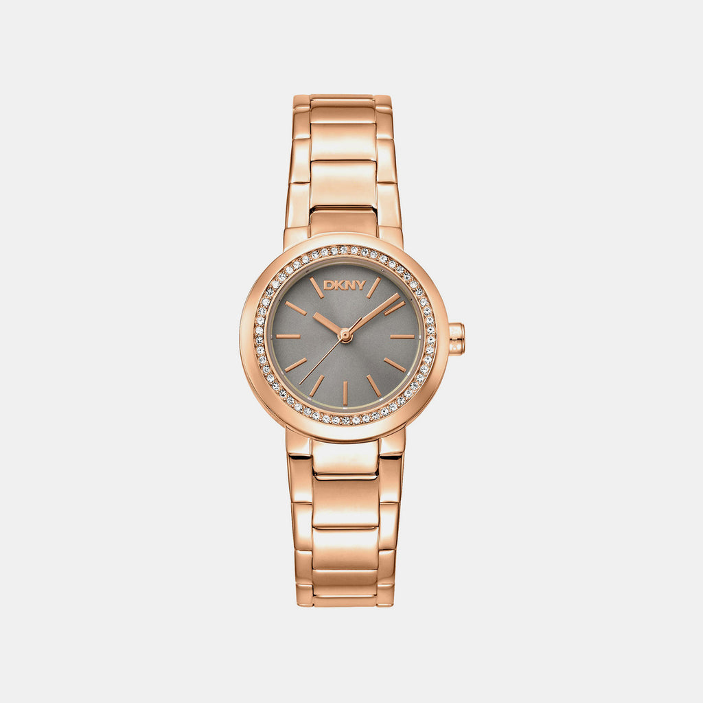 Eastside Mini Women Quartz Grey Dial Analog Stainless Steel Watch DK1L024M0145