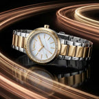 Eastside Mini Women Quartz Mother Of Pearl Dial Analog Stainless Steel Watch DK1L024M0155