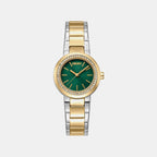 Eastside Mini Women Quartz Green Dial Analog Stainless Steel Watch DK1L024M0165