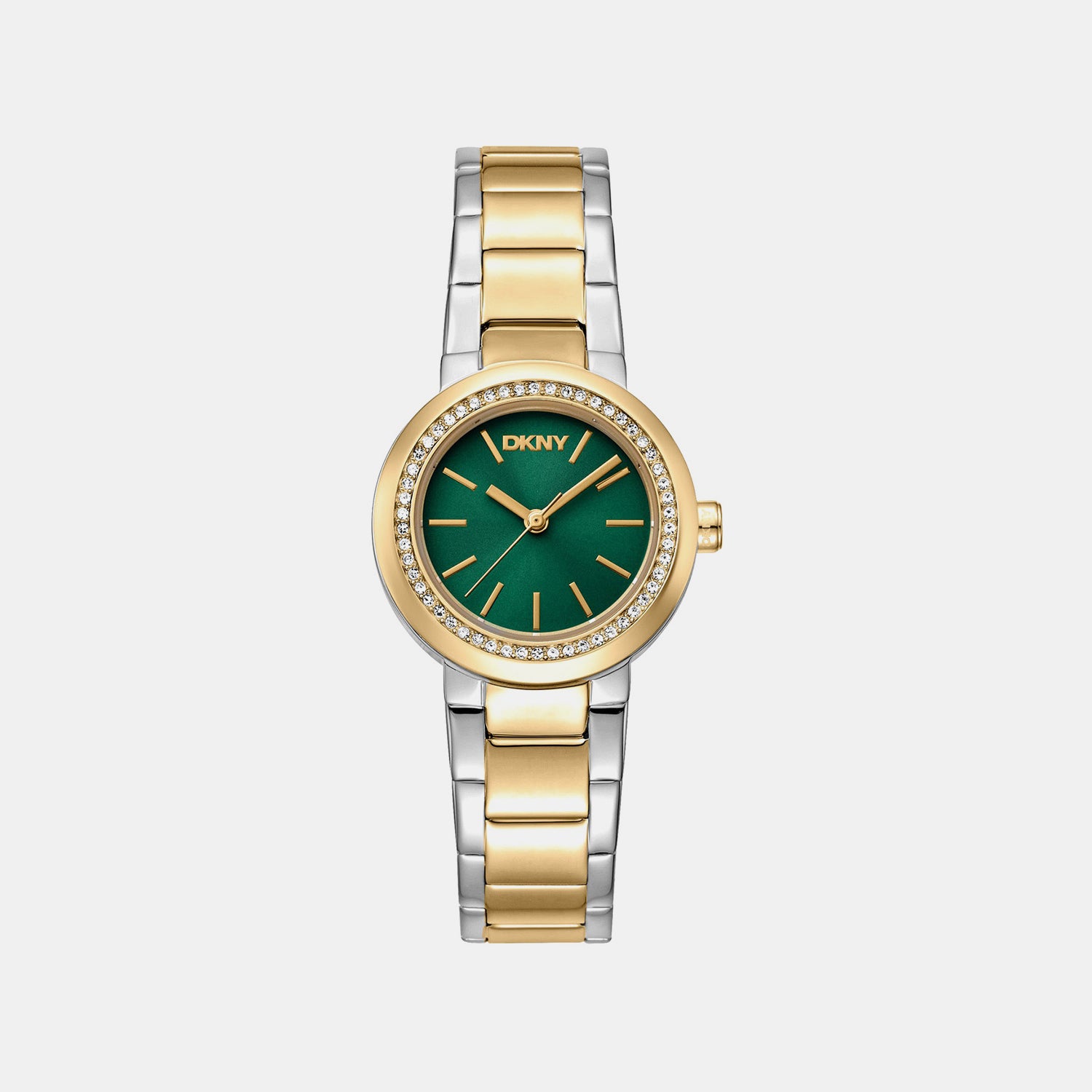 Eastside Mini Women Quartz Green Dial Analog Stainless Steel Watch DK1L024M0165