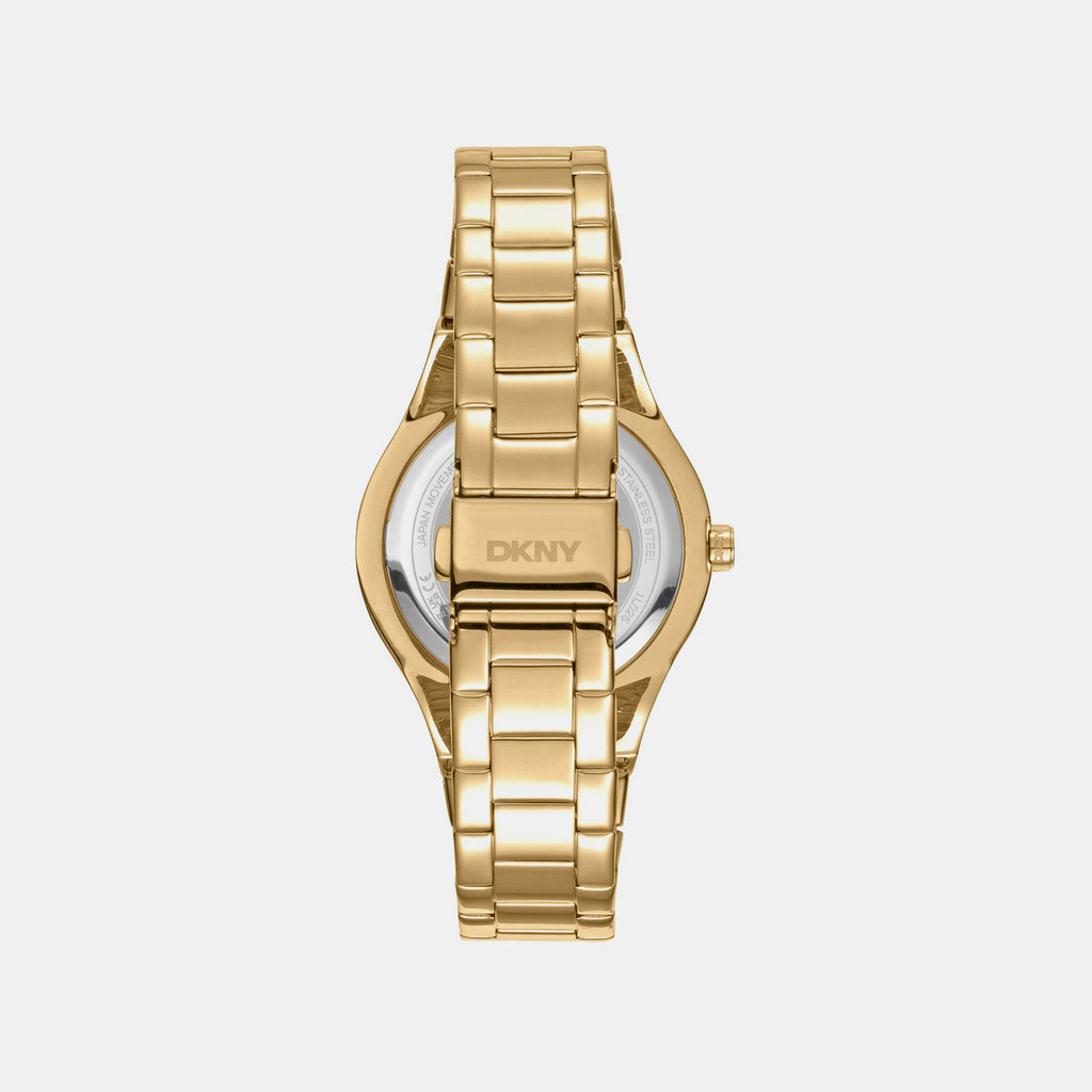 Parsons Glitz Women Quartz Silver Dial Analog Stainless Steel Watch DK1L025M0045