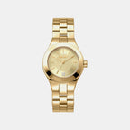 Parsons Midi Women Quartz Champagne Dial Analog Stainless Steel Watch DK1L026M0035