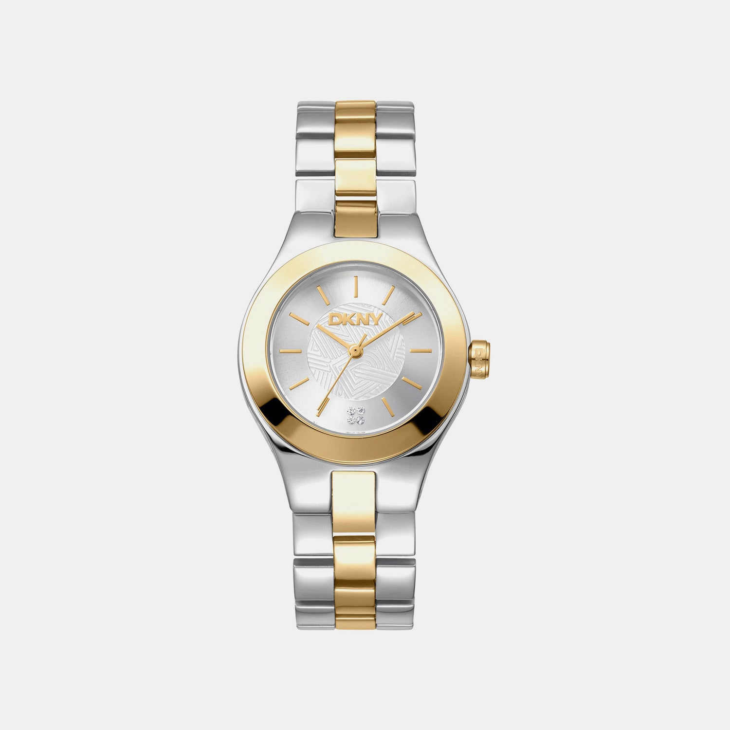 Parsons Midi Women Quartz Silver Dial Analog Stainless Steel Watch DK1L026M0065