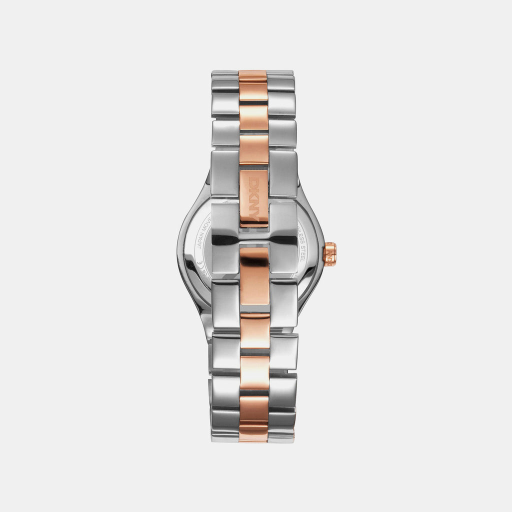 Parsons Midi Women Quartz Silver Dial Analog Stainless Steel Watch DK1L026M0075