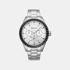 Nolita Multi Glitz Women Quartz Silver Dial Multi-Function Stainless Steel Watch DK1L027M0035