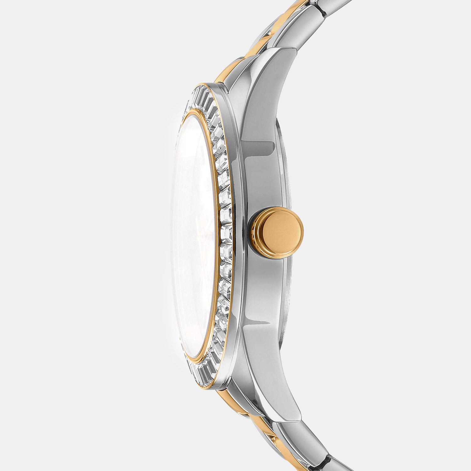 Nolita Multi Glitz Women Quartz Silver Dial Multi-Function Stainless Steel Watch DK1L027M0075