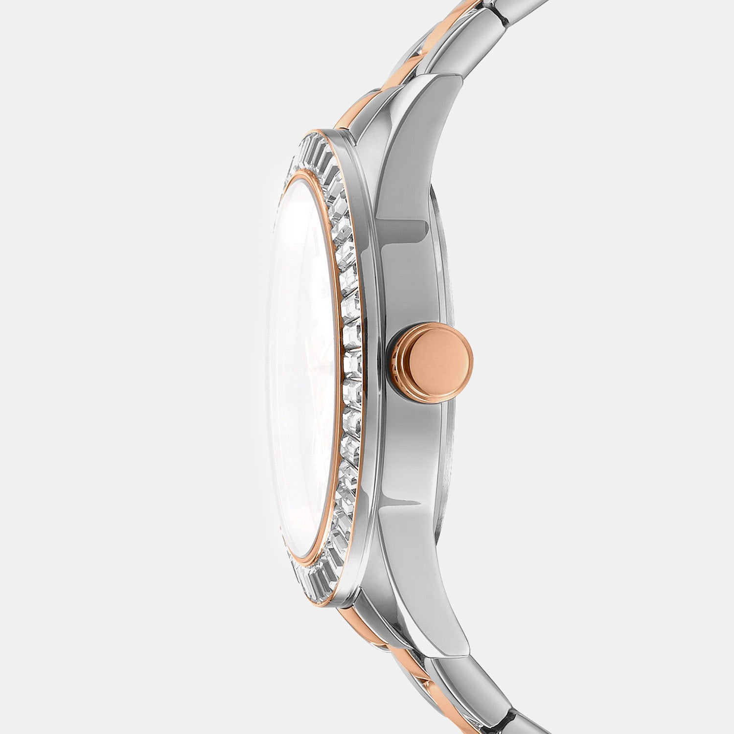 Nolita Multi Glitz Women Quartz Silver Dial Multi-Function Stainless Steel Watch DK1L027M0085