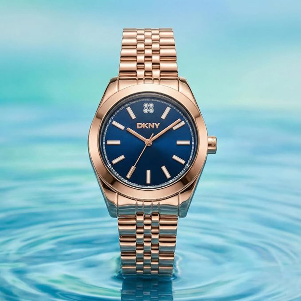 Nolita Midi Women Quartz Blue Dial Analog Stainless Steel Watch DK1L029M0065