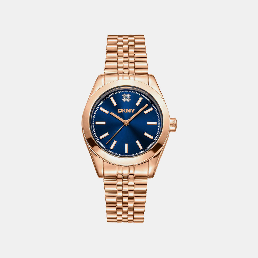 Nolita Midi Women Quartz Blue Dial Analog Stainless Steel Watch DK1L029M0065